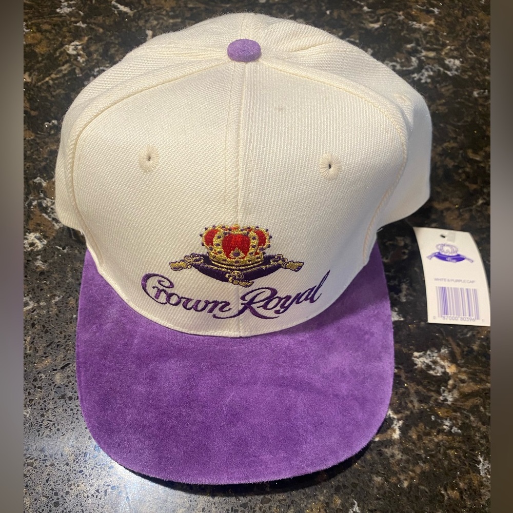 Crown Royal cap hat snap back baseball golf trucker one size purple valor NWT